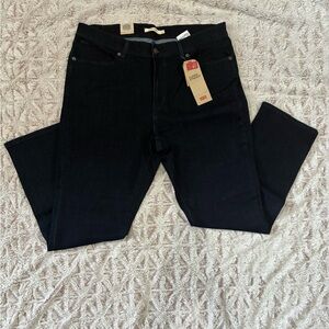 lei Classic Straight Dark Blue Jeans